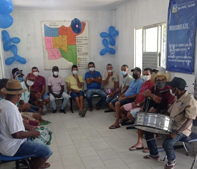 Novembro Azul: Unidade de Saúde da Boa Vista realiza atividade de conscientização 